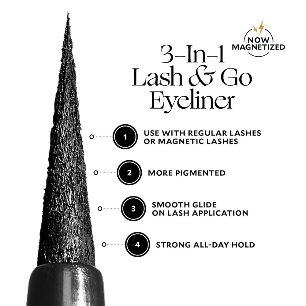 Velour Beauty Lash & Go 3-in-1 Eyeliner | Magnetic Lash Adhesive Liner | NEW - Picture 2 of 3
